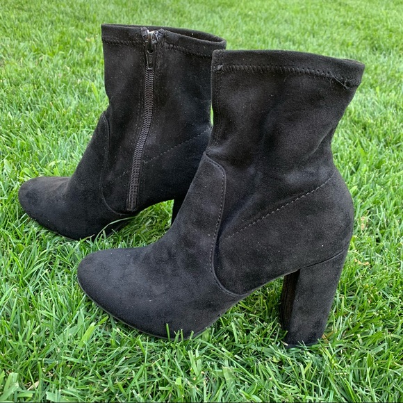 Black Ankle Booties - Picture 2 of 5